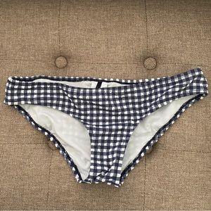 J. Crew Bikini Bottom in Gingham